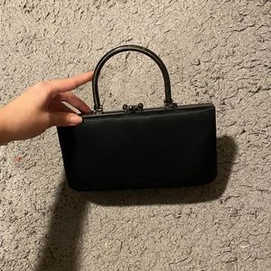 Black vintage purse
